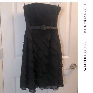White House Black Market strapless dress